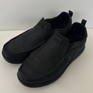 L.L. Bean Men's Wharf Street Slip On Shoe Black 11.5 W(EE) Gently Used